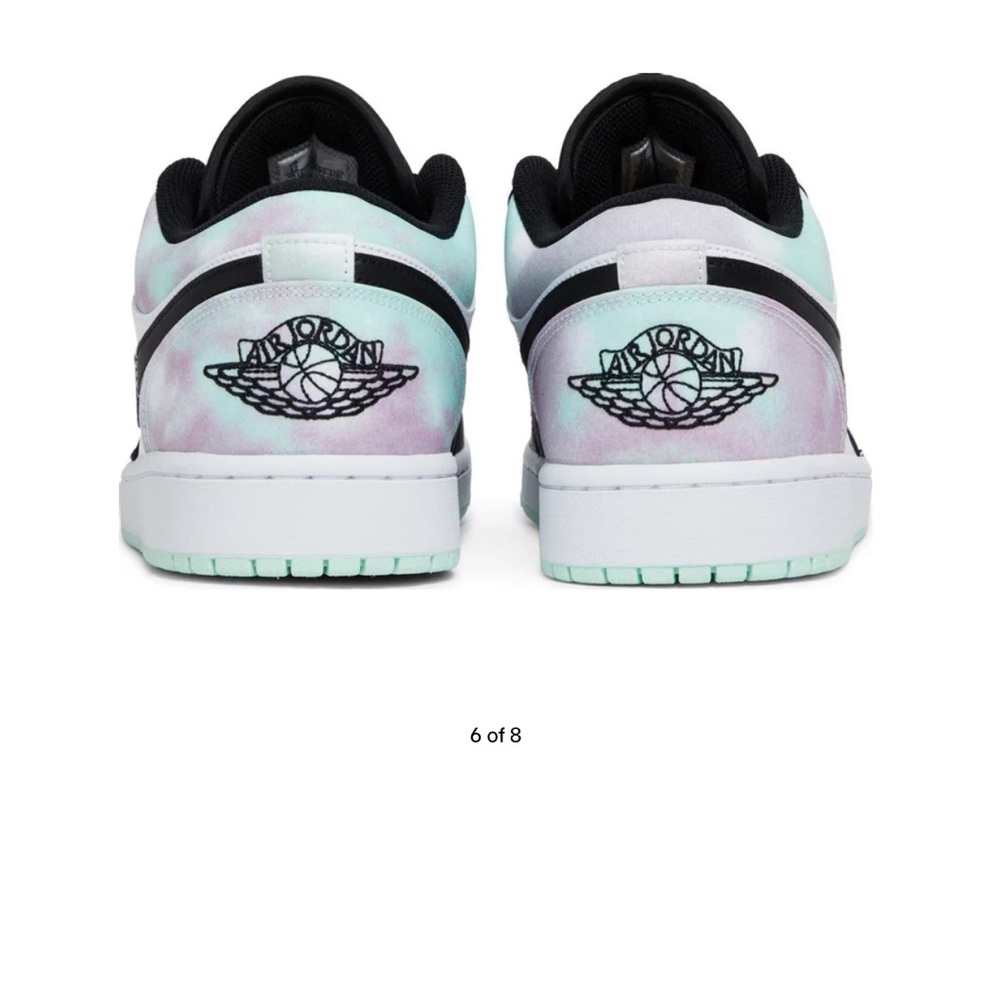 2022 Air Jordan 1 Low SE 'Tie Dye' Men’s size 8.5/ Women’s size 10 - Picture 6 of 12